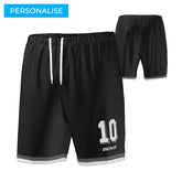 STRIDE SHORTS 8 - BLACK